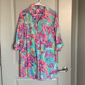 Lilly Pulitzer beach cover up